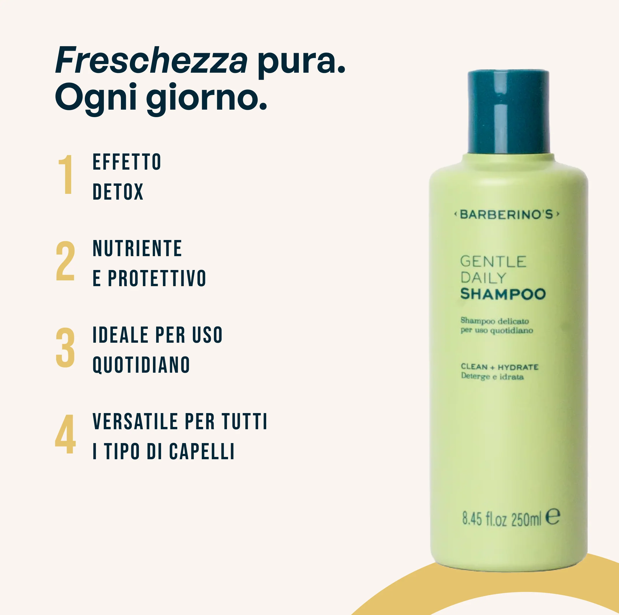 Shampoo delicato per uso quotidiano